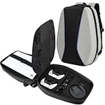 PS5 carrying case, made of EVA material, provides exceptional protection for your valuable console and accessories. With its splash-proof feature, you can confidently transport your PS5 without worrying about water damage.